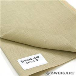 Toile Lin 14 fils Edinburgh Zweigart - Light Mocha (309)