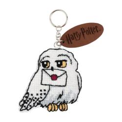 Hedwige - Kit porte-clés à broder point de croix Harry Potter - DMC