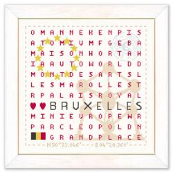 Bruxelles - Fiche point de croix - Lilipoints