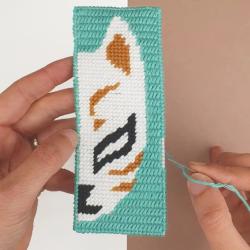 Kit Canevas Marque-pages - Kitsune - Fukuri