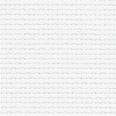 Toile Aïda 5 pts - Blanc - 25 x 150 cm 