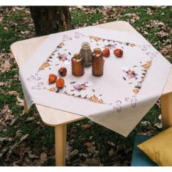 Kit nappe à broder Halloween 72 x 72 cm - Vervaco