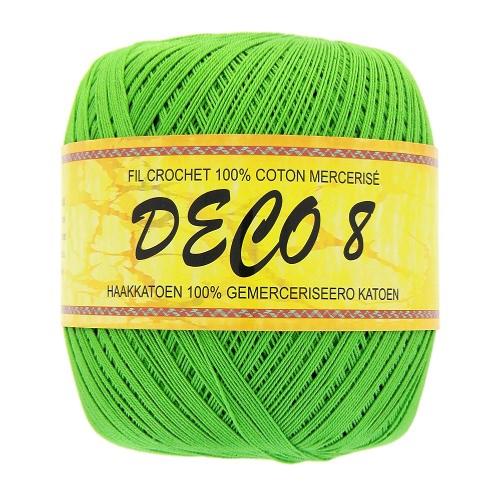 Fil Coton à crocheter - Déco 8 - 080 Vert