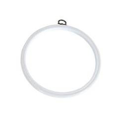 Tambour plastique rond 13 cm blanc - DMC