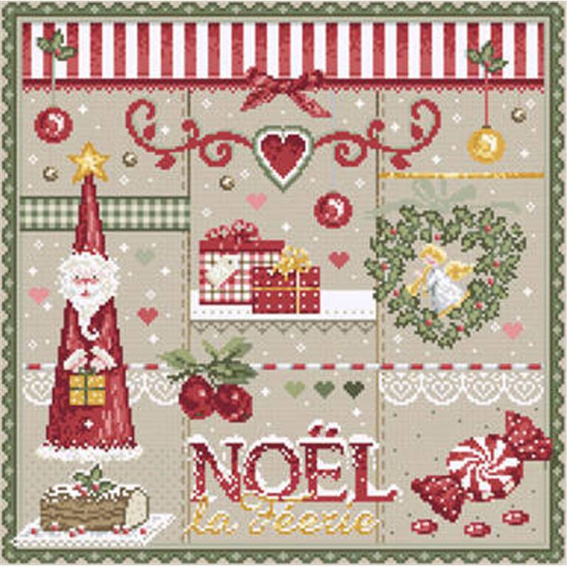 La Feerie De Noel Fiche Madame La Fee Univers Broderie