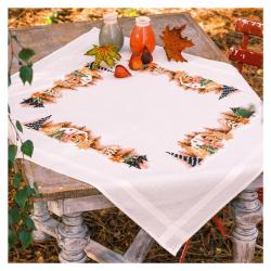 Kit Nappe à broder Village d'Hiver- Vervaco