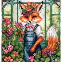 Florian the Fox • Kit point de croix - Lanarte