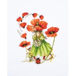 Vera's Autumn breeze - Kit Tableau Point Compté Automne - LanArte