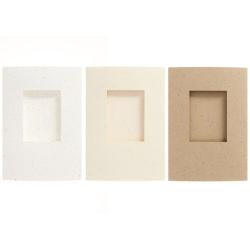 Cartes à broder passe-partout B6 fenêtre 7,5 × 5,5 cm – Rico Design