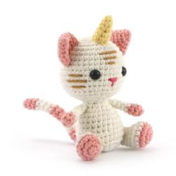 Kit Crochet Minigurumi - Chat Licorne - Graine Créative