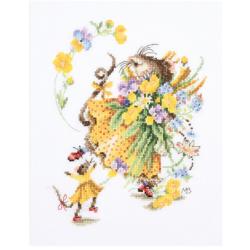 Vera's Spring surprise - Kit Tableau Point Compté Printemps - LanArte