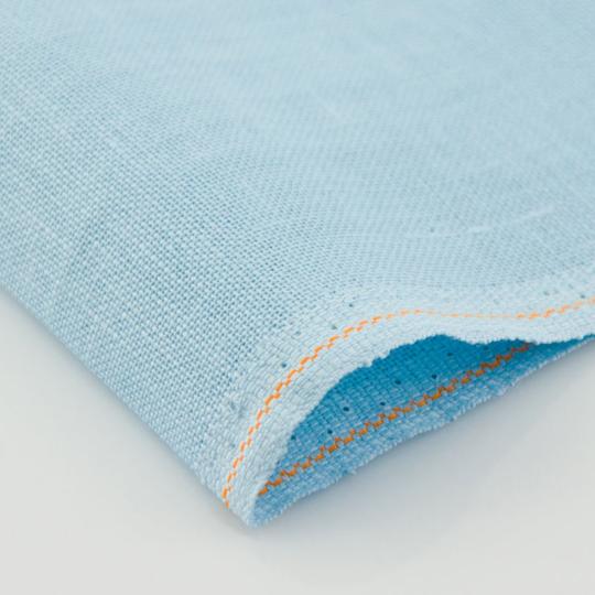 Toile lin 12,6 fils Belfast Zweigart - Bleu Glacier (562)