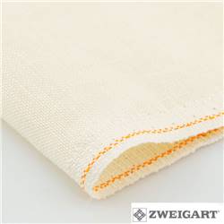 Toile lin 12,6 fils Belfast Zweigart - Crème (99)