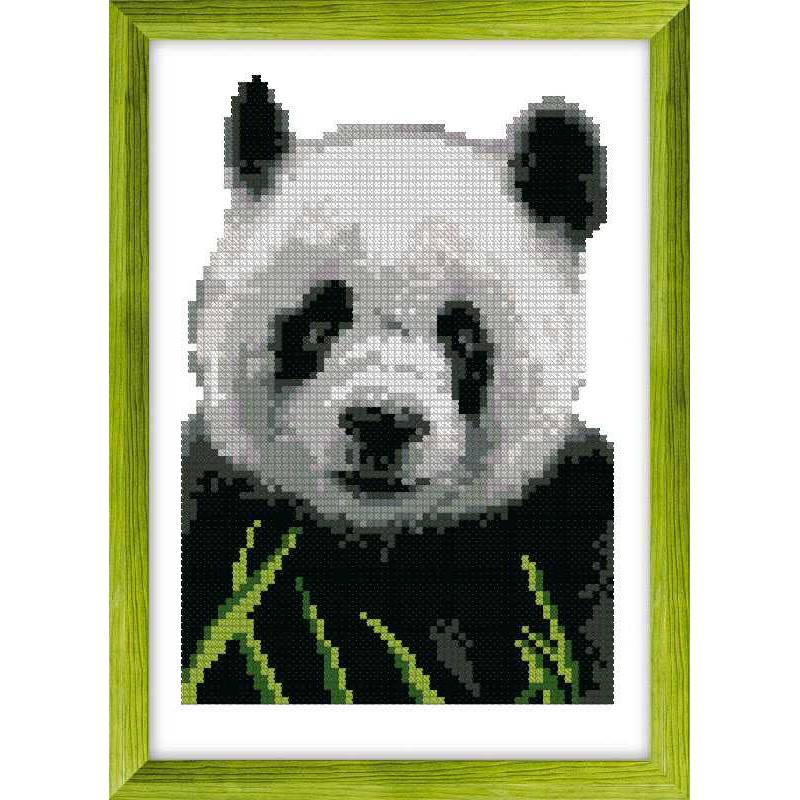 Luc Creations Panda Kit Point De Croix Univers Broderie