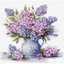 Bouquet fragile d’espoir - Kit point de croix - Luca-S