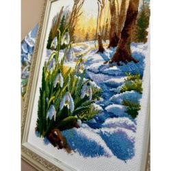 Le Printemps arrive - Kit point de croix - Riolis