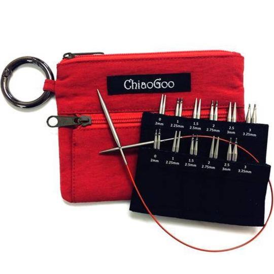 Kit Aiguilles Circulaires Interchangeables Shorties Mini - ChiaoGoo