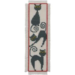 Marque-page à broder Cat Marker - Permin of Copenhagen