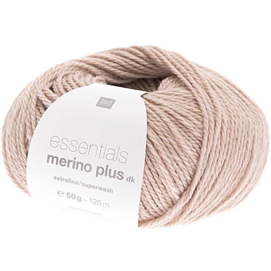 Fil de Laine à tricoter Essentials Merino Plus DK - Rico Design