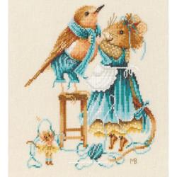 Dressing up with Vera • Kit point de croix - Lanarte