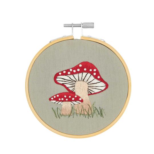 Shroom, petits champignons - Kit point de croix - Rico design