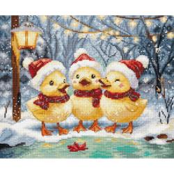 Holiday Ducklings - Kit point de croix - LETISTITCH