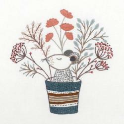Rémi la Souris - Kit broderie traditionnelle - Un Chat dans l'Aiguille