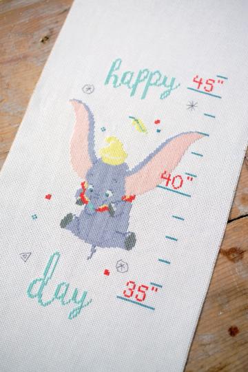 Dumbo Oh Happy Day  - Kit Toise à broder - Disney