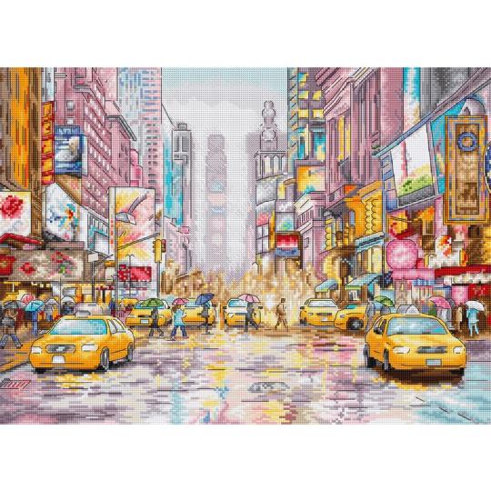 New York Times Square  - Kit point de croix - LETISTITCH