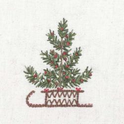 Nuit du Traîneau - Kit broderie de Noël - Un Chat dans l'Aiguille