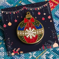 Boule de Noël - Porte-aiguille aimanté Noël - Stitchonomy