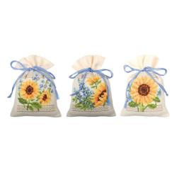 Kit sachets à broder point de croix Tournesols – Vervaco