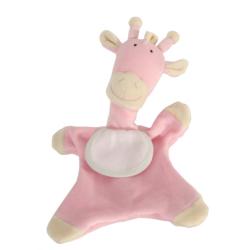 Doudou Girafe rose  broder - DMC