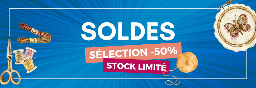 Soldes broderie et point de croix