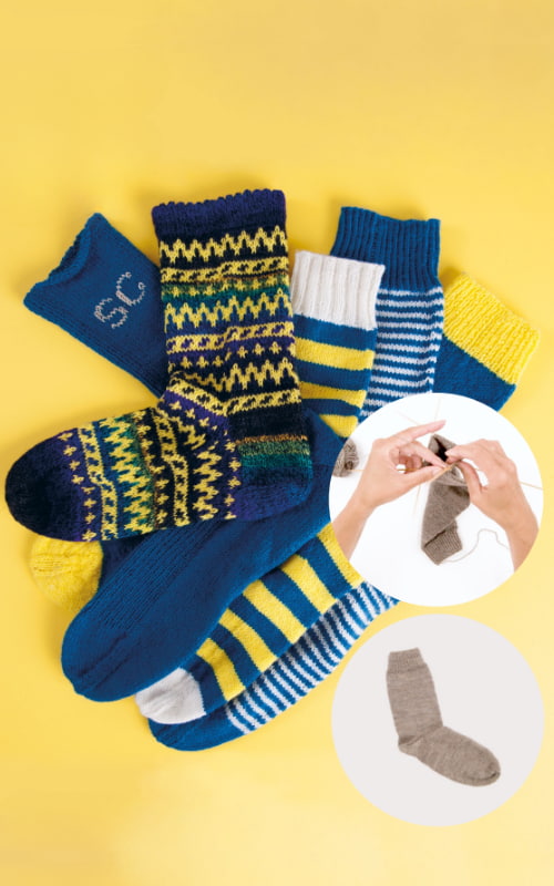 tricot tutoriel - chaussettes